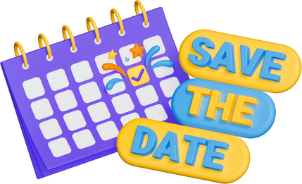 3D Marketing CTA Save The Date